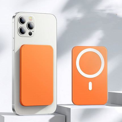 Portable Magnetic Power Bank – Wireless Fast Charging Mini Back Clip Charger