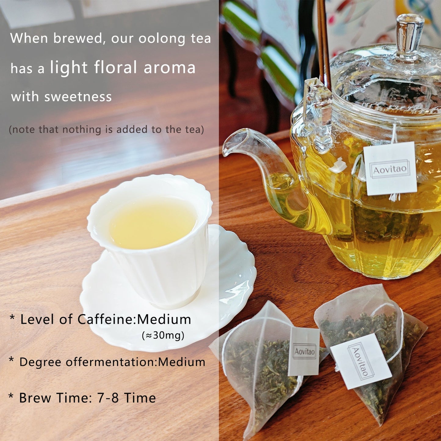 Detox Cleanse Tea Natural Herbal Tea Bags Oolong Leaf For Lung Cleanse Congestion Relief Herbal Detox Caffeine-Free Non-GMO Organic For Gut Health Immune Boost