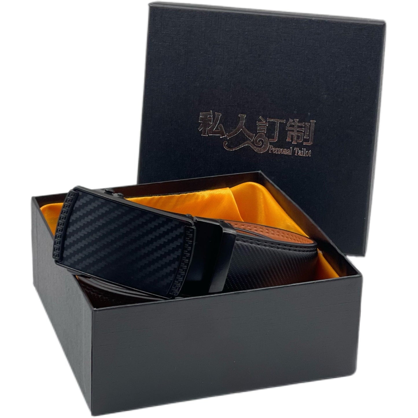 Men's Leather Belt Versatile Cowhide Automatic Buckle - EBS PLATFORM INC.