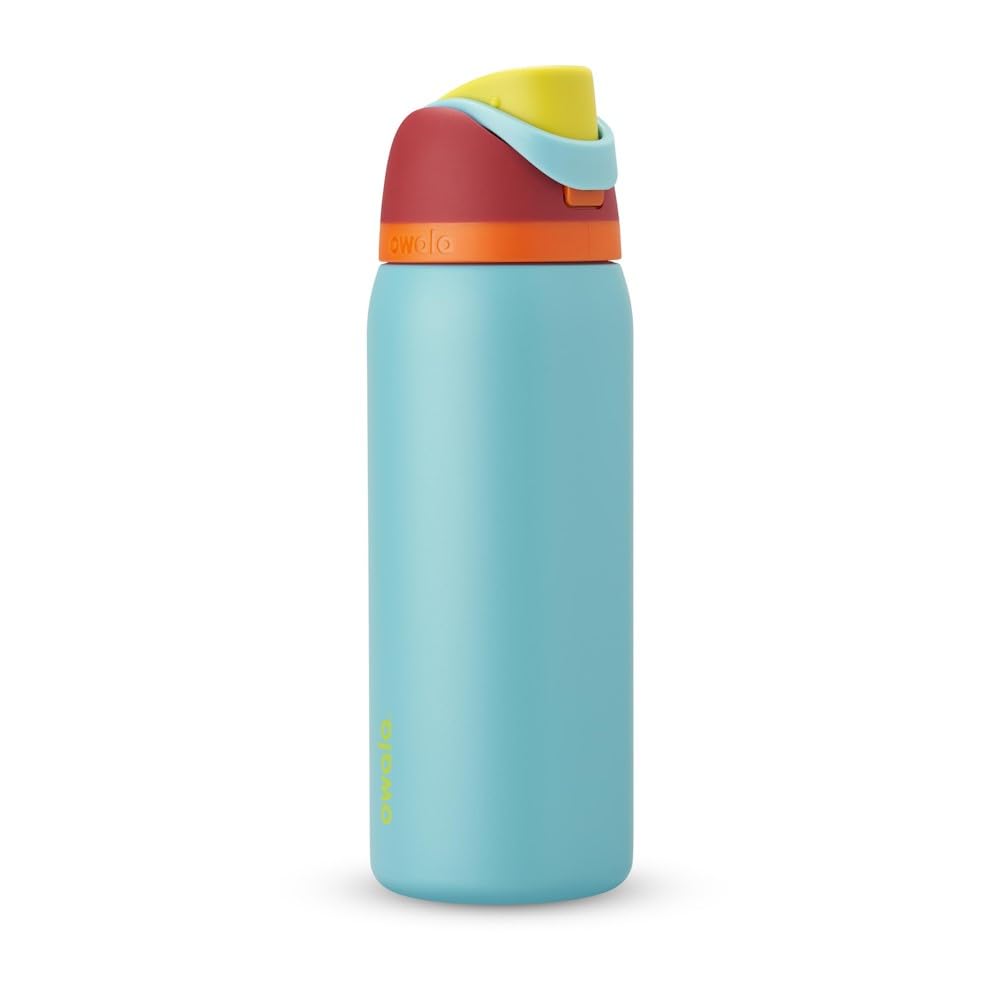 Owala FreeSip Insulated Stainless Steel Water Bottle with Straw, BPA-Free Sports Water Bottle, Great for Travel, 24 Oz, Denim - EBS PLATFORM INC.