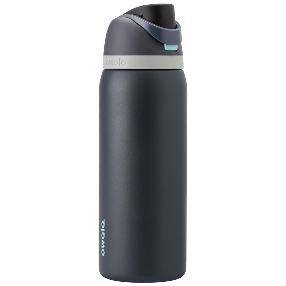 Owala FreeSip Insulated Stainless Steel Water Bottle with Straw, BPA-Free Sports Water Bottle, Great for Travel, 24 Oz, Denim - EBS PLATFORM INC.