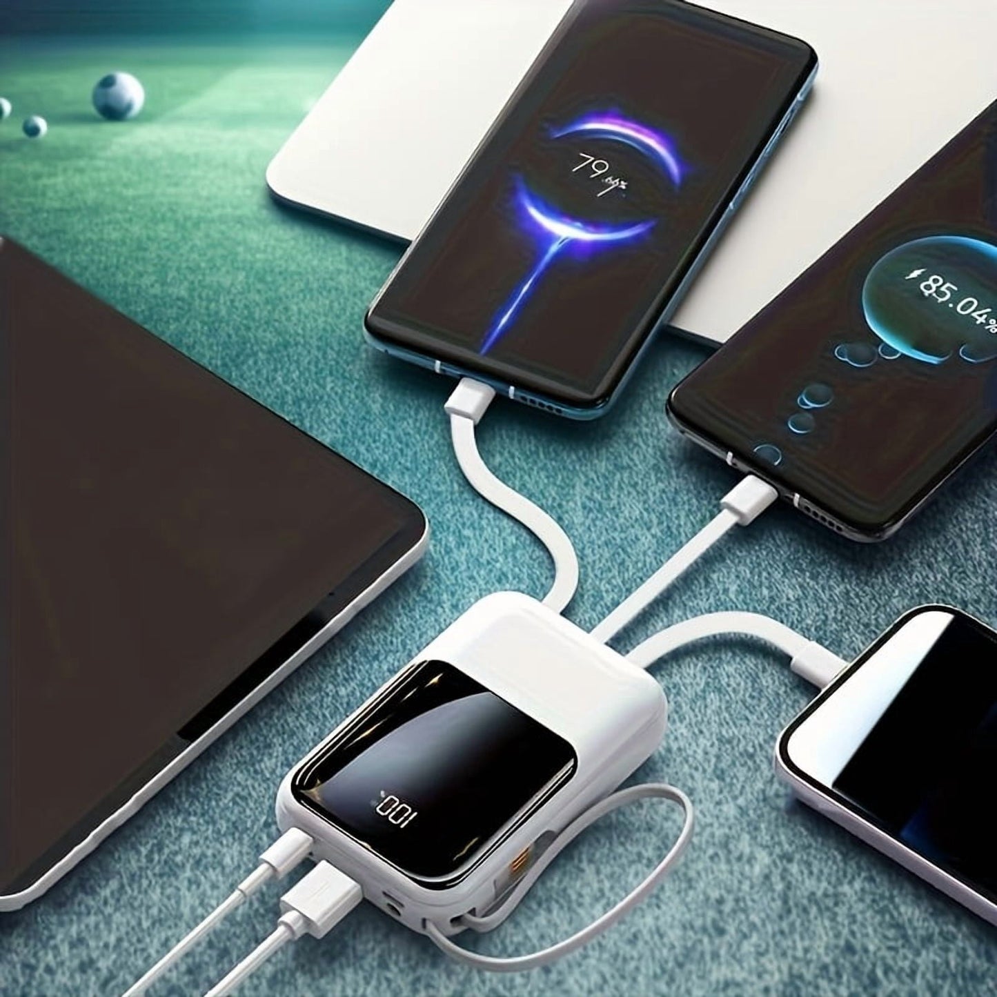 20000mAh Small Power Bank, 20W Charging Portable Power Bank, Slim Portable Charger LED Display, Small External Battery Pack Mobile Phone Charger, Holiday Gifts, Large Capacity
