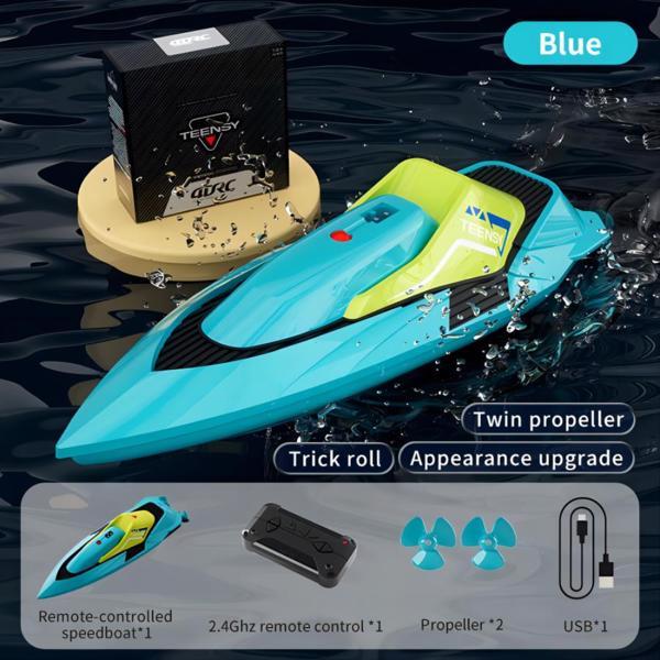 4DRC S5 Blue Green Remote Controlled Ship, Logistics Randomly Sent By UPS, USPS, FEDEX, Banned Platform Temu - EBS PLATFORM INC.