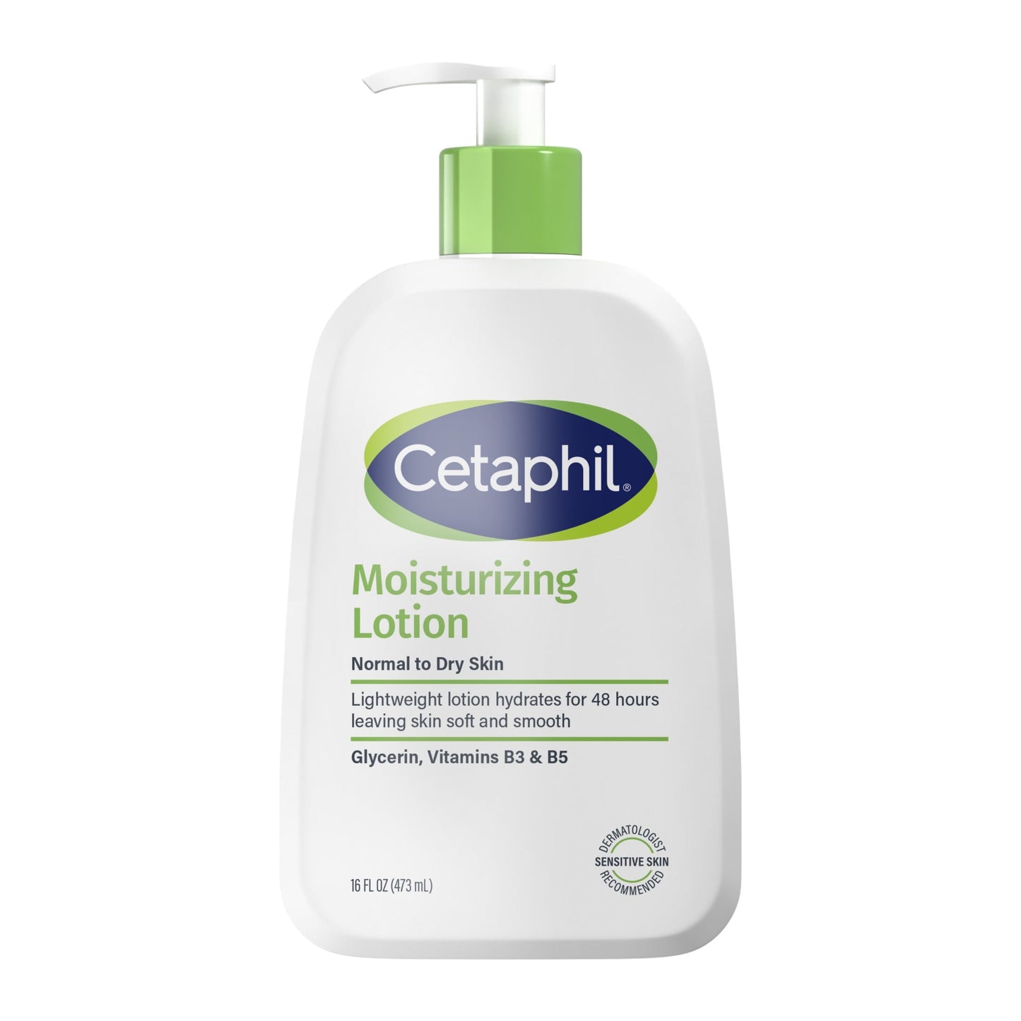 Cetaphil Moisturizing Face and Body Lotion for Normal to Dry Skin, Hydrating Fragrance Free, 16 fl oz
