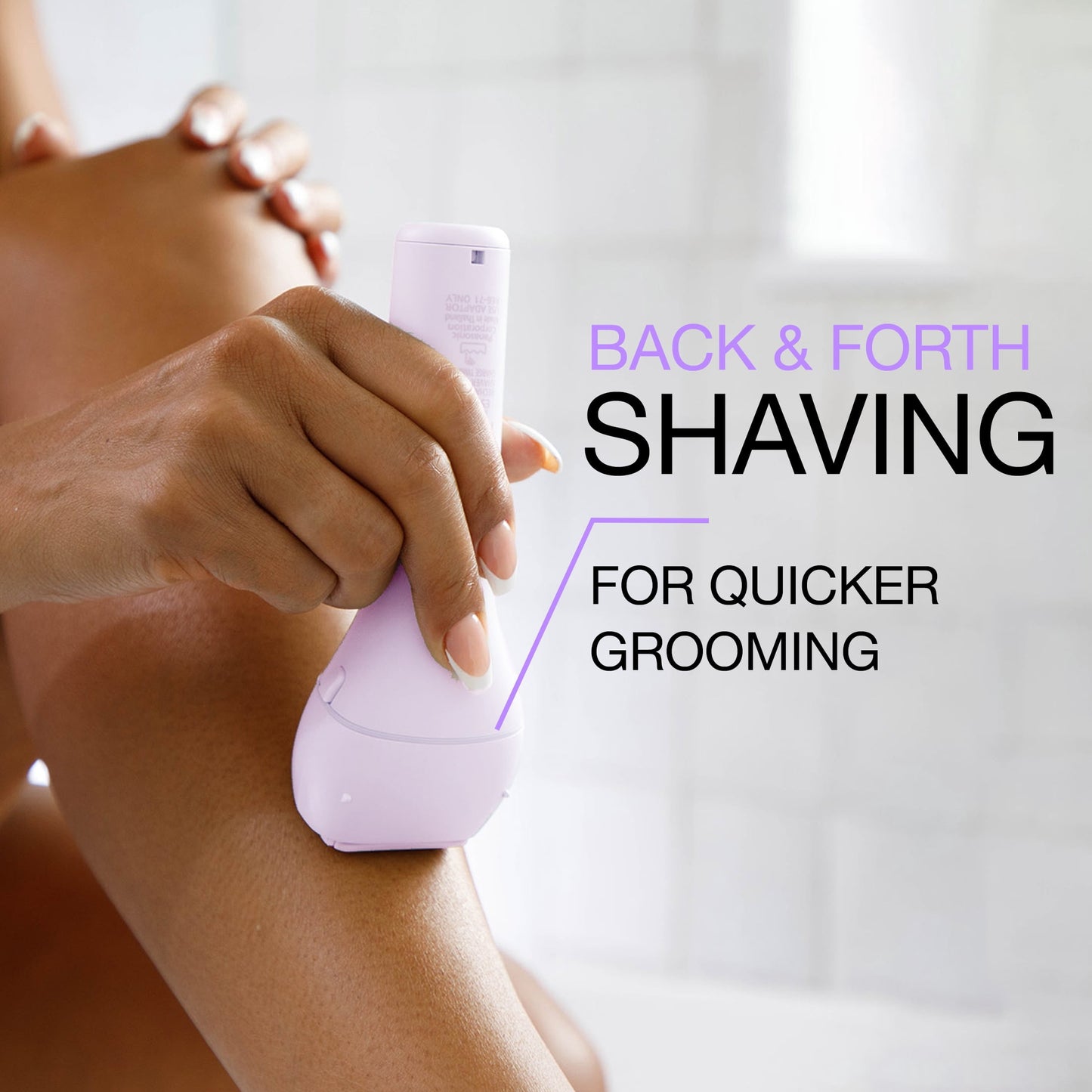 Panasonic ES-WWL6A 3-Blade Wet/Dry Women's Electric Shaver with Pop-up Trimmer