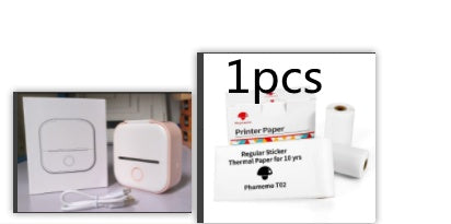 Portable Mini Thermal Label Printer Home Photo Printer Student Wrong Question Printer Bluetooth-compatible Mini Label Printer Price Tag - EBS PLATFORM INC.
