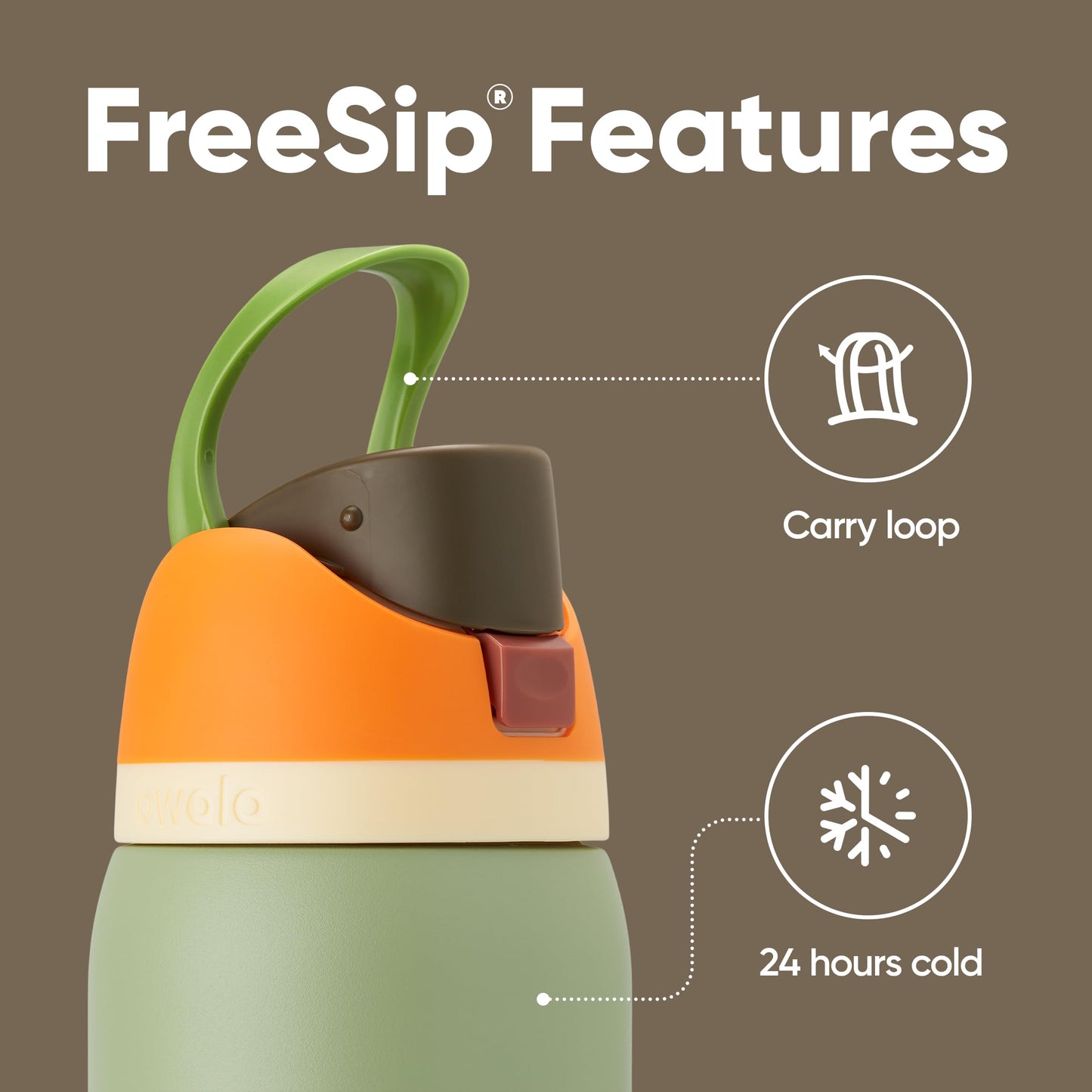 Owala FreeSip Insulated Stainless Steel Water Bottle with Straw, BPA-Free Sports Water Bottle, Great for Travel, 24 Oz, Denim - EBS PLATFORM INC.
