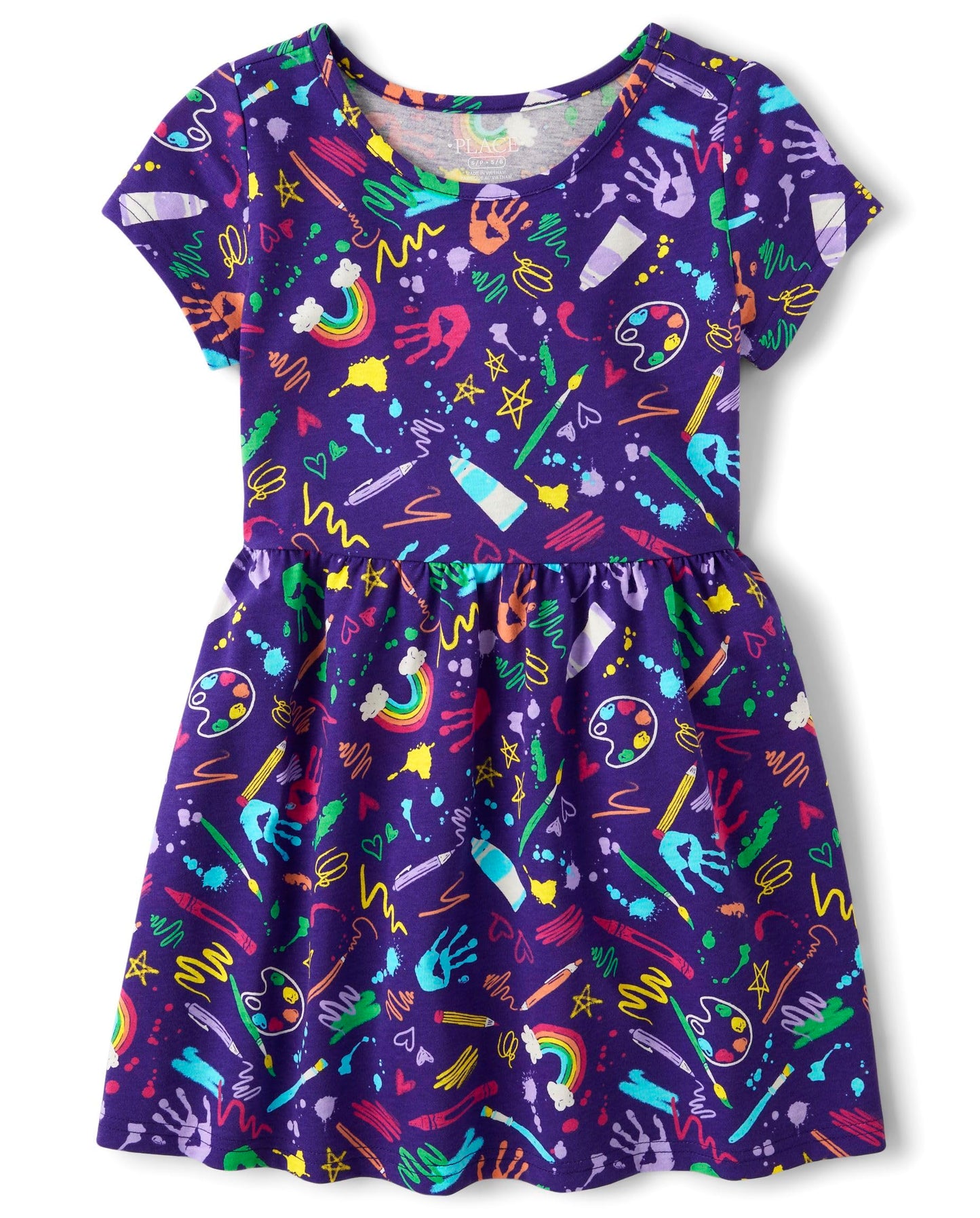 The Children's Place Girls' Short Sleeve Dressy Dress