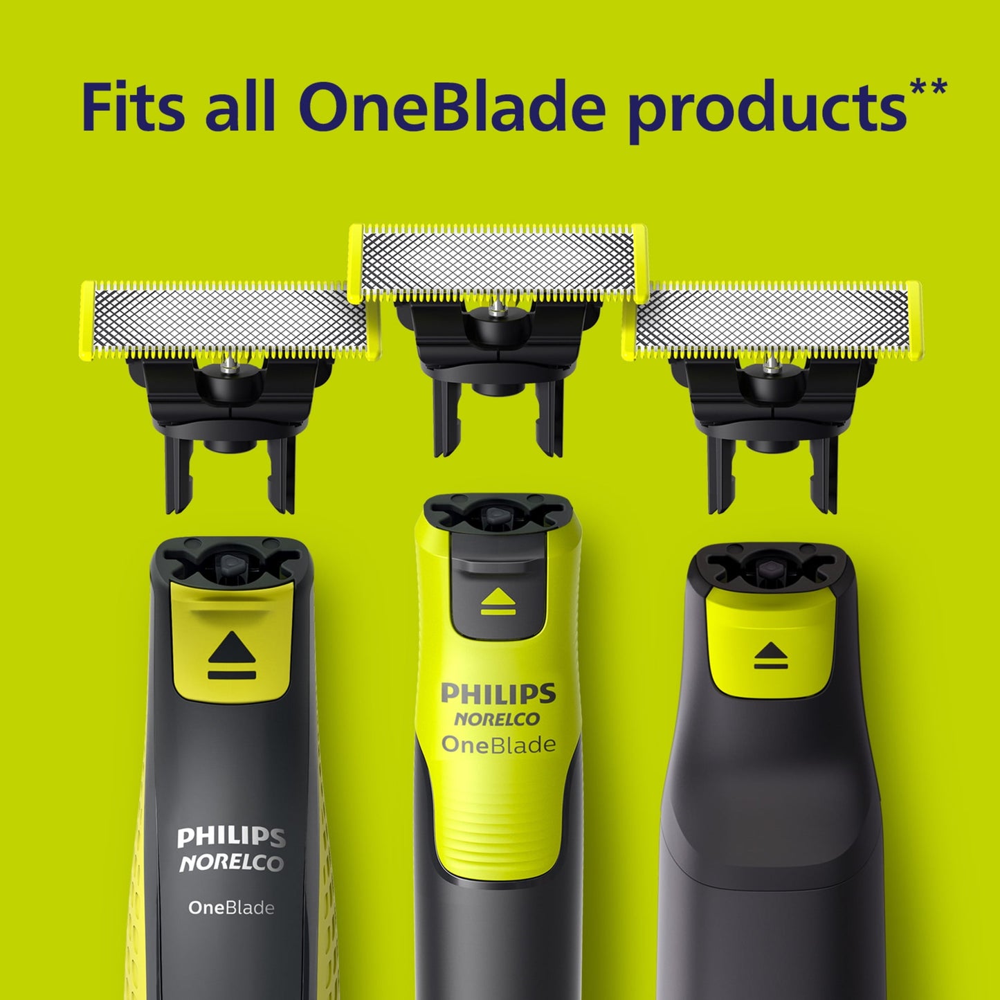 Philips Norelco Oneblade Original Face, Powered Electric Shaver and Trimmer, QP1424/70