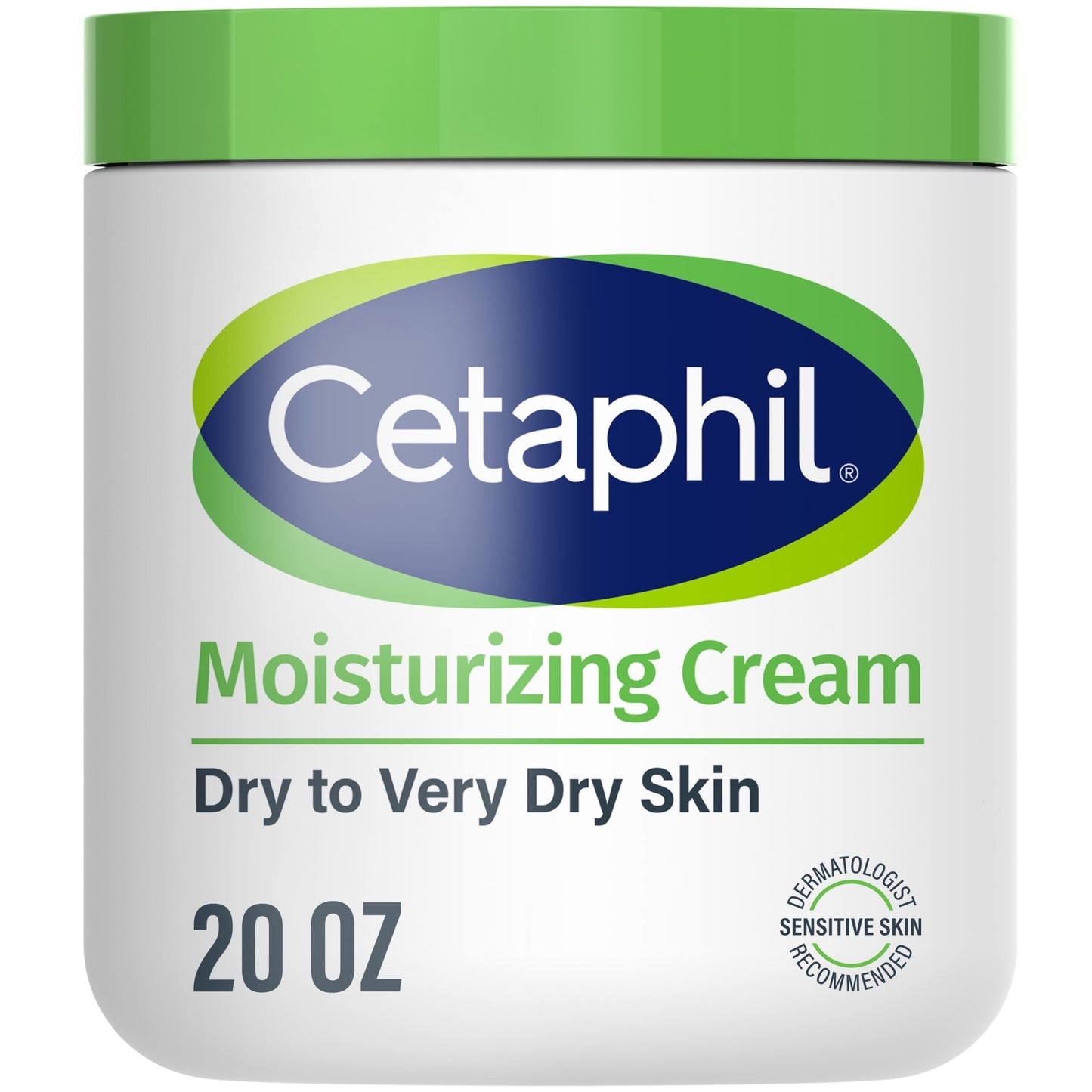 Cetaphil Moisturizing Cream for Very Dry to Dry Skin, Unscented, 16 fl oz