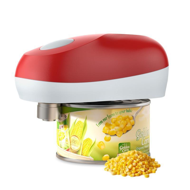 Osnell's New Hands-free Electric Can Opener Automatically Opens Any Size Can With One Button. The Edge Is Smooth And Safe. The Best Gift For Chefs, Elderly People And Mothers. Kitchen Gadgets And Mode