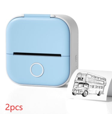 Portable Mini Thermal Label Printer Home Photo Printer Student Wrong Question Printer Bluetooth-compatible Mini Label Printer Price Tag - EBS PLATFORM INC.