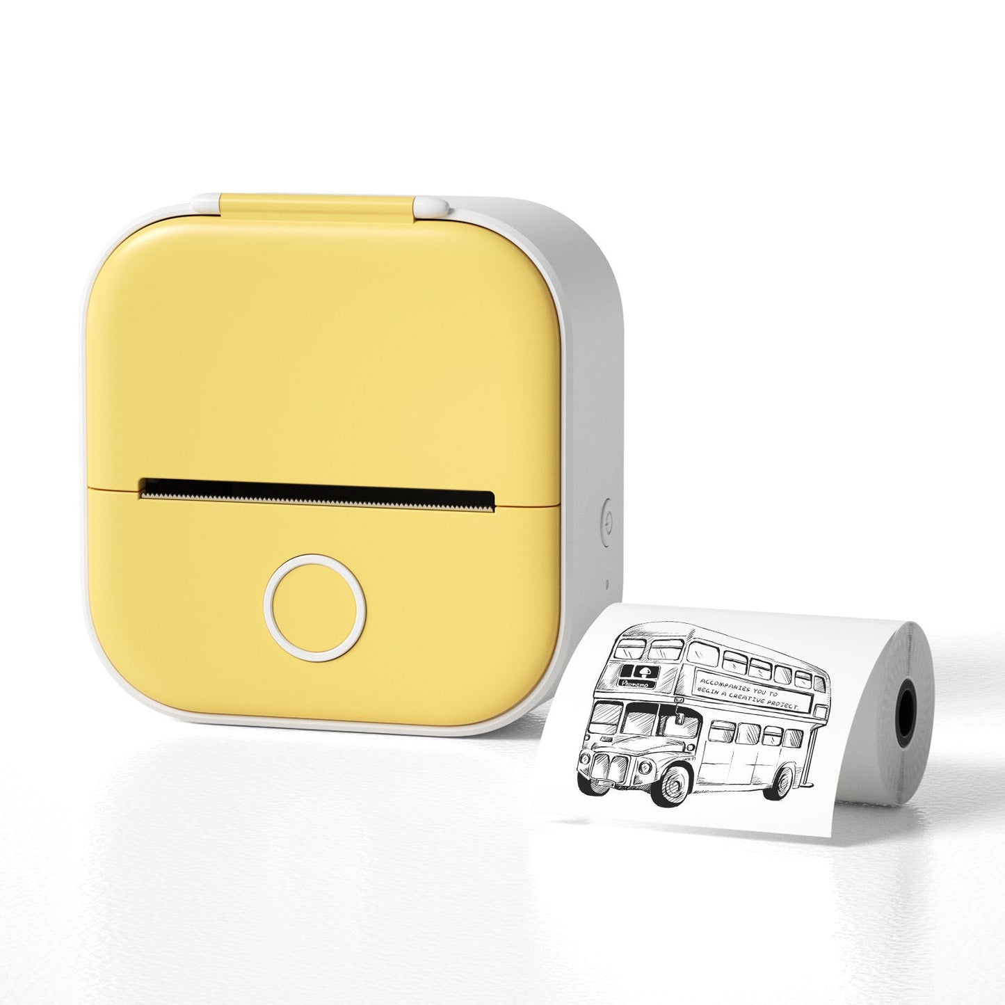 Portable Mini Thermal Label Printer Home Photo Printer Student Wrong Question Printer Bluetooth-compatible Mini Label Printer Price Tag - EBS PLATFORM INC.