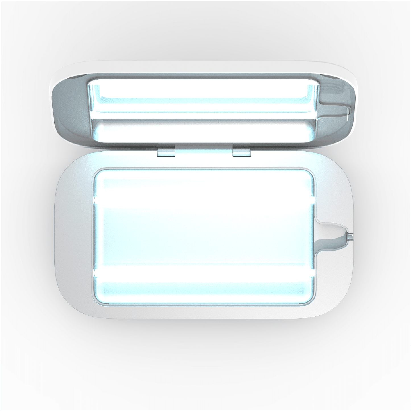 PhoneSoap Pro UV Charger with Universal Charging for Smartphones - White