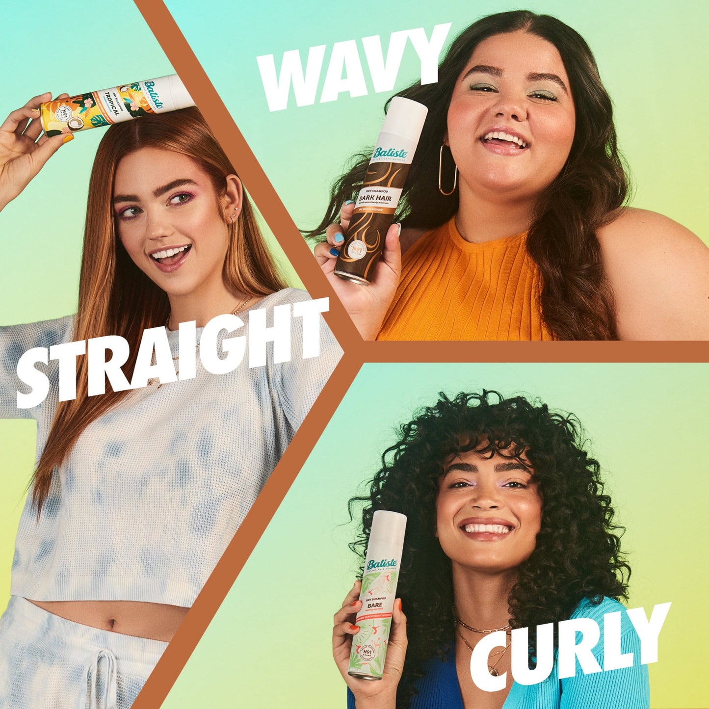 Batiste Dry Shampoo for Brunette Hair, Refresh Hair Between Washes, Adds Texture and Body, 3.81 oz