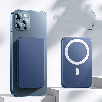 Portable Magnetic Power Bank – Wireless Fast Charging Mini Back Clip Charger