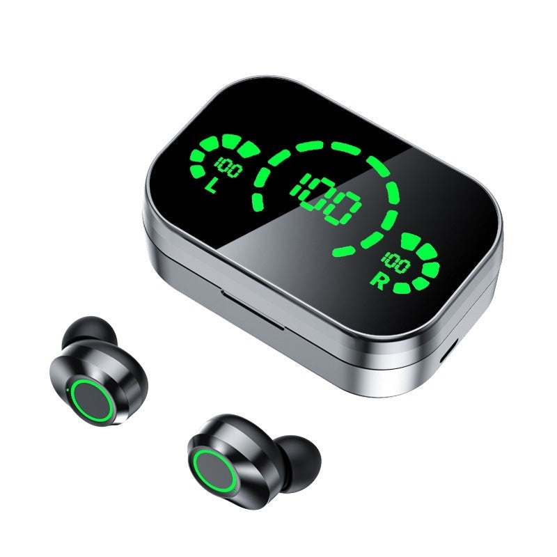 YD03 Wireless Bluetooth-compatible Headset TWS Large Screen Smart Digital Display In Ear Breathing Light - EBS PLATFORM INC.