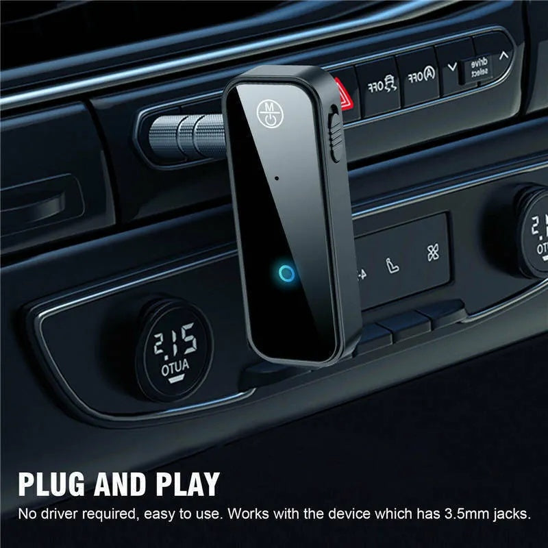 USB Wireless Bluetooth 5.0 Transmitter Receiver 2in1 Audio Adapter 3.5mm Aux Car - EBS PLATFORM INC.