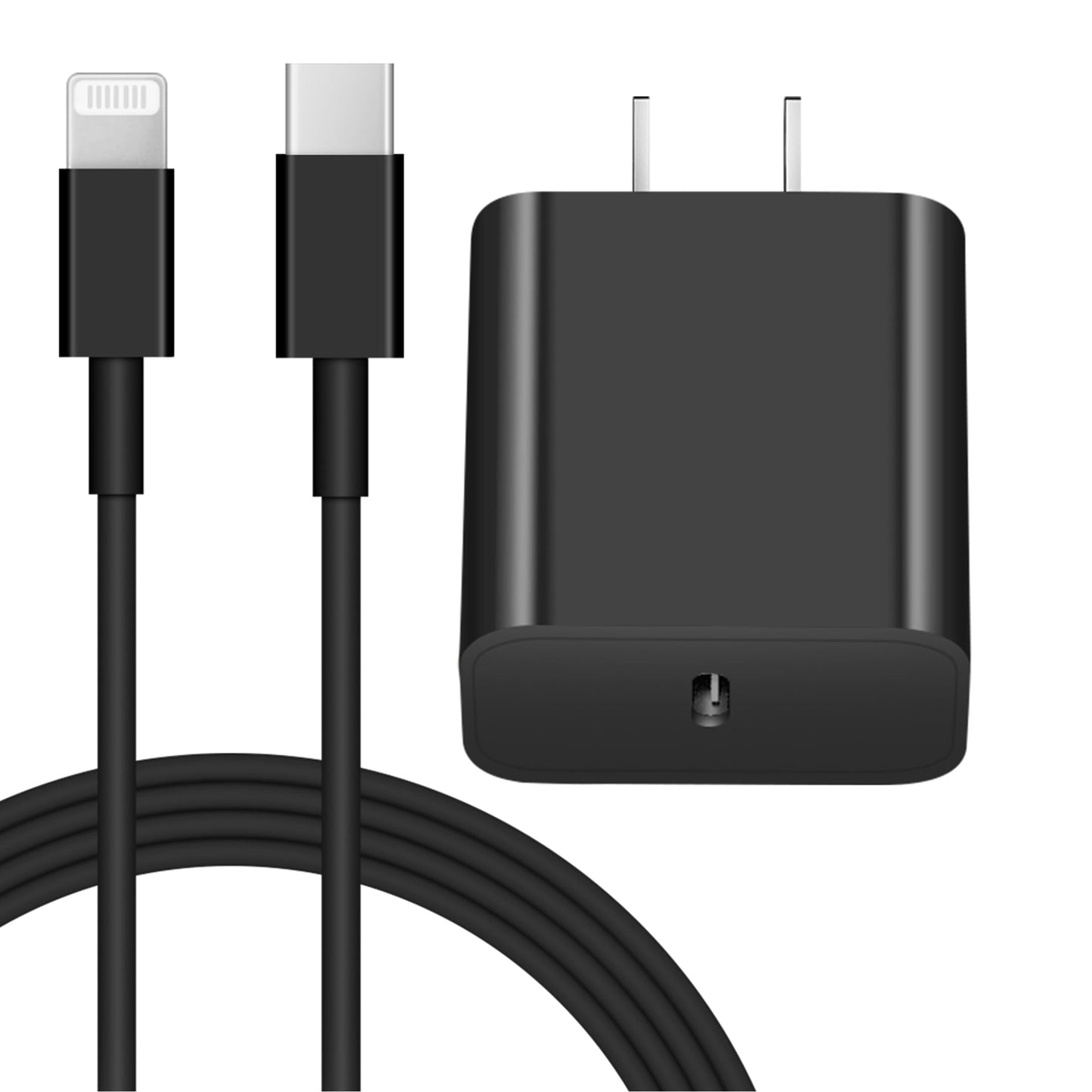 Coreykin 20W USB C Wall Charger-Super Fast Charger with 6FT Cable-Compatible with iPhone 14/14Pro/13/13 Pro/12/12Pro/XS/Max/XR/X/8/8 Plus-Pink