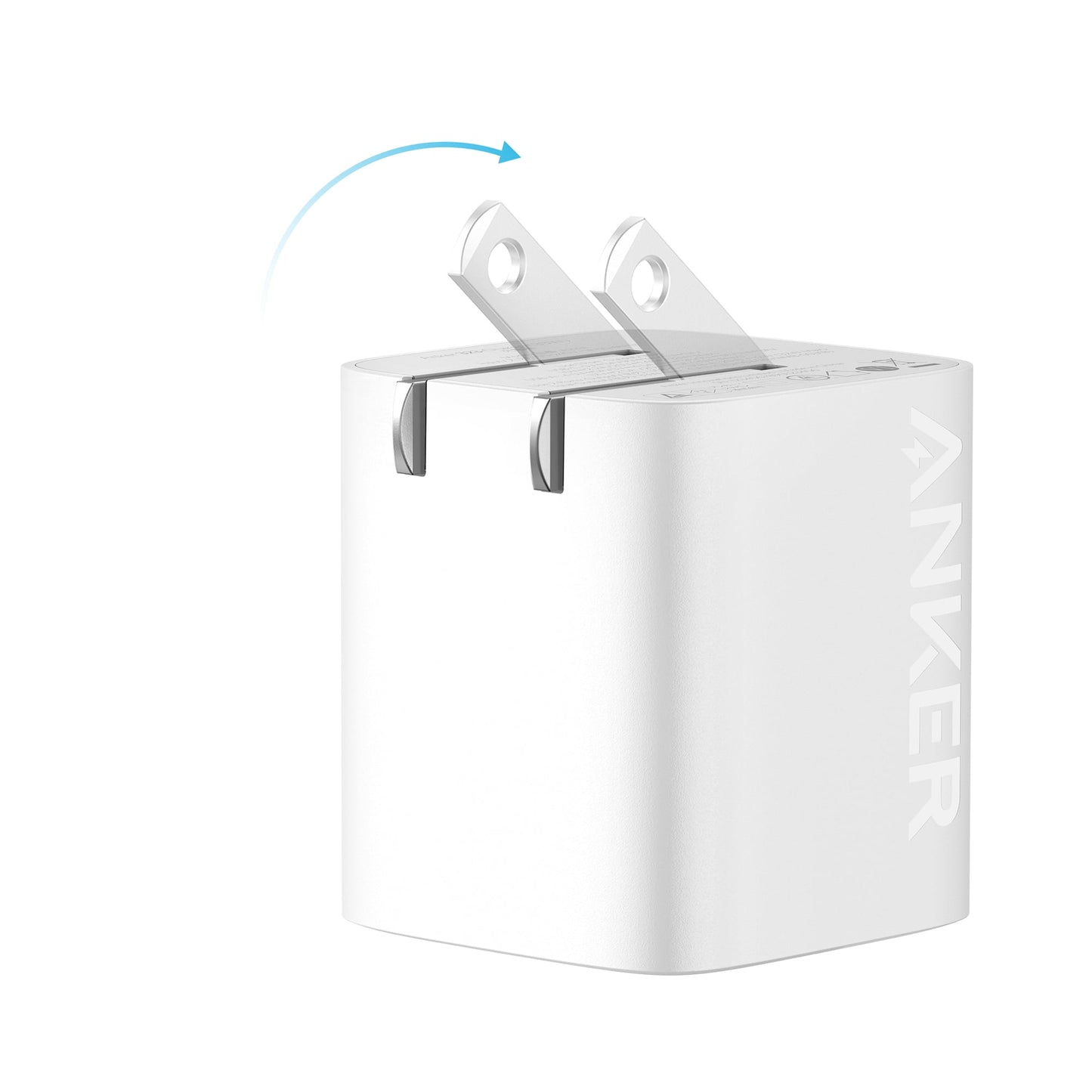 Anker 33W 2-Port Wall Charger with USB-C to USB-C Cable, 6 ft, White
