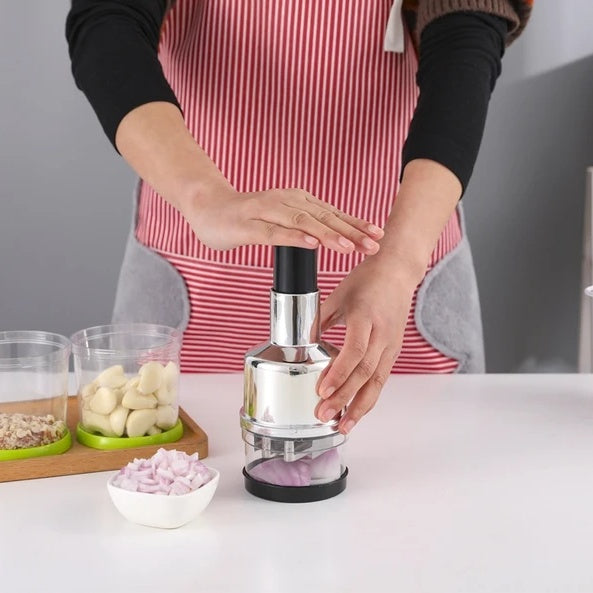 Vegetable Fruit Salad Onion Garlic Food Hand Chopper Cutter Slicer Peeler Dicer - EBS PLATFORM INC.