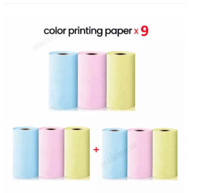 Portable Mini Thermal Label Printer Home Photo Printer Student Wrong Question Printer Bluetooth-compatible Mini Label Printer Price Tag - EBS PLATFORM INC.