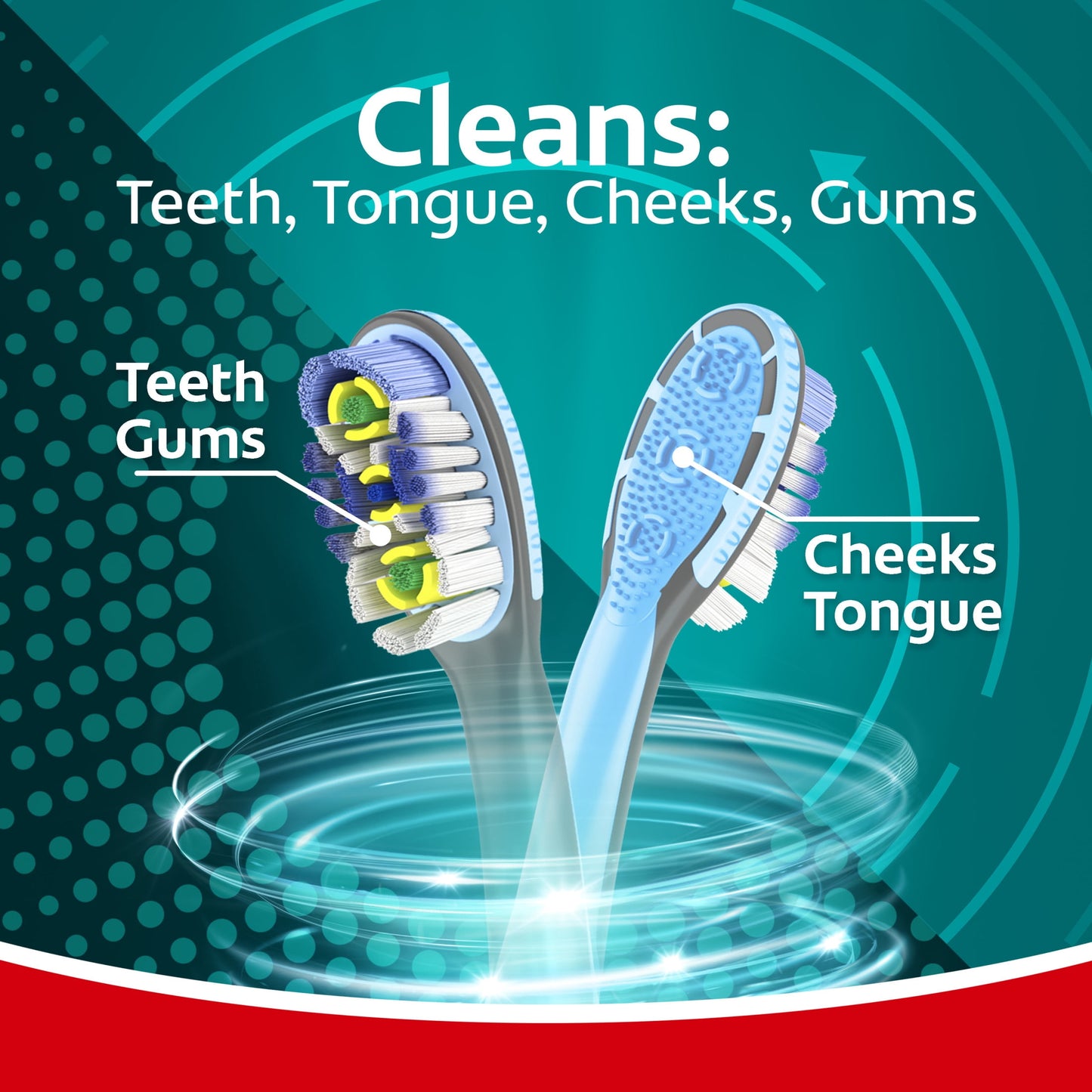 Colgate 360 Vibrate Deep Clean Battery Powered Electric Toothbrush with Soft Bristles, 1 Pack