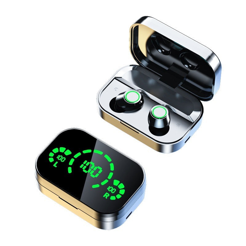 YD03 Wireless Bluetooth-compatible Headset TWS Large Screen Smart Digital Display In Ear Breathing Light - EBS PLATFORM INC.