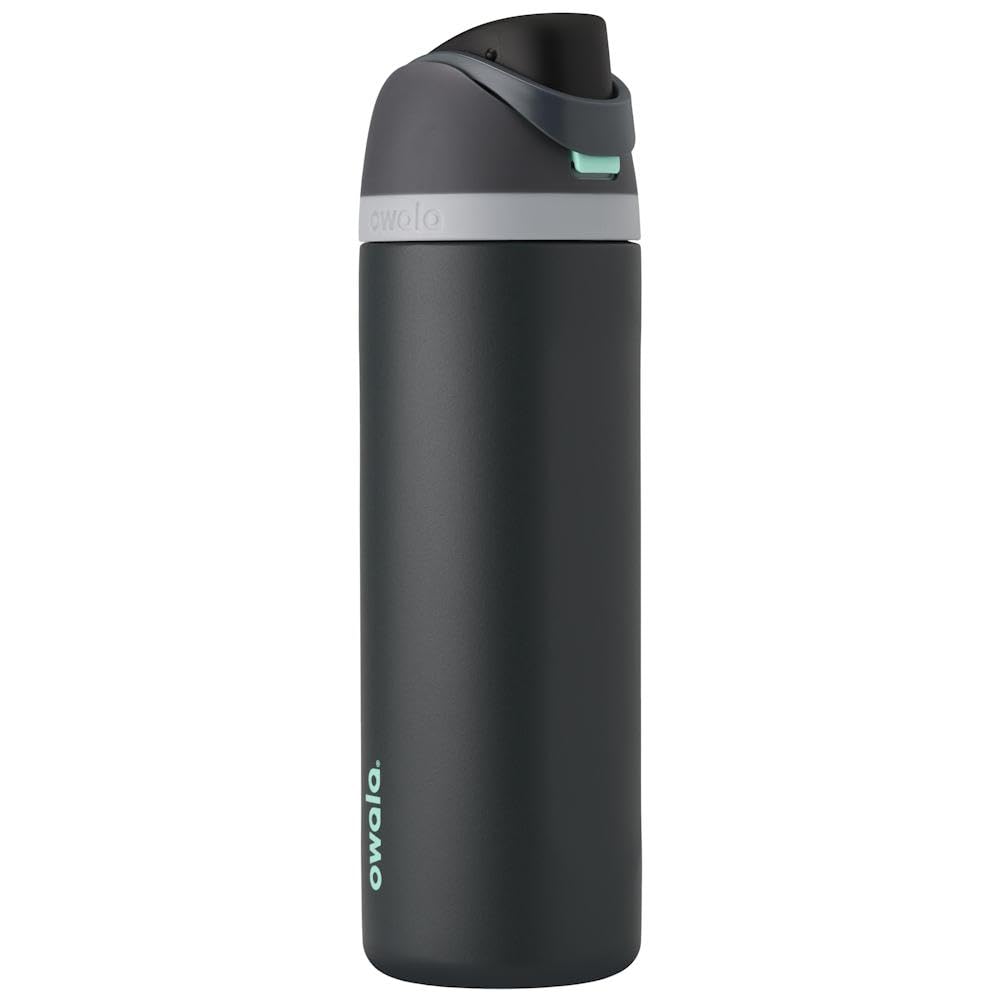 Owala FreeSip Insulated Stainless Steel Water Bottle with Straw, BPA-Free Sports Water Bottle, Great for Travel, 24 Oz, Denim - EBS PLATFORM INC.