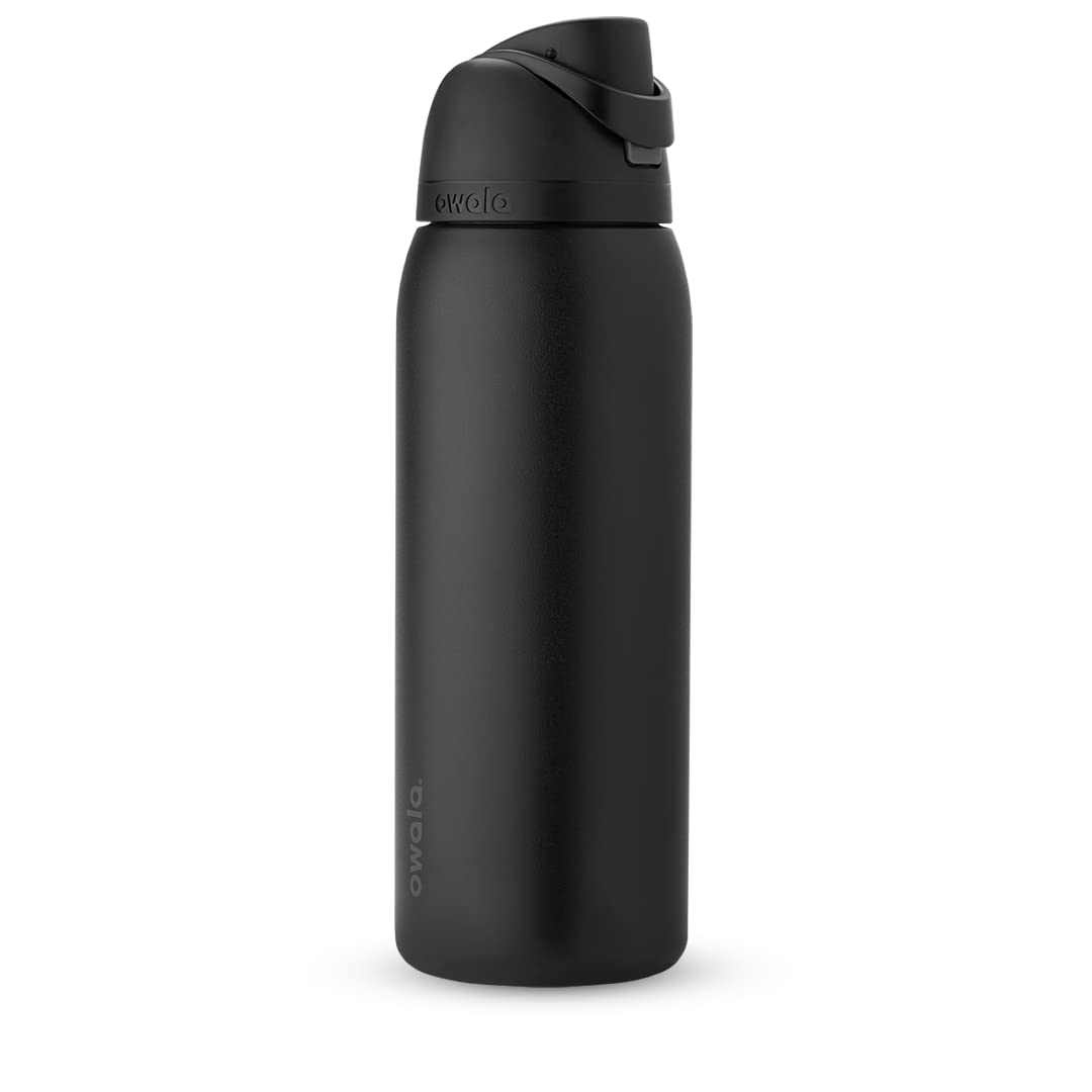 Owala FreeSip Insulated Stainless Steel Water Bottle with Straw, BPA-Free Sports Water Bottle, Great for Travel, 24 Oz, Denim - EBS PLATFORM INC.