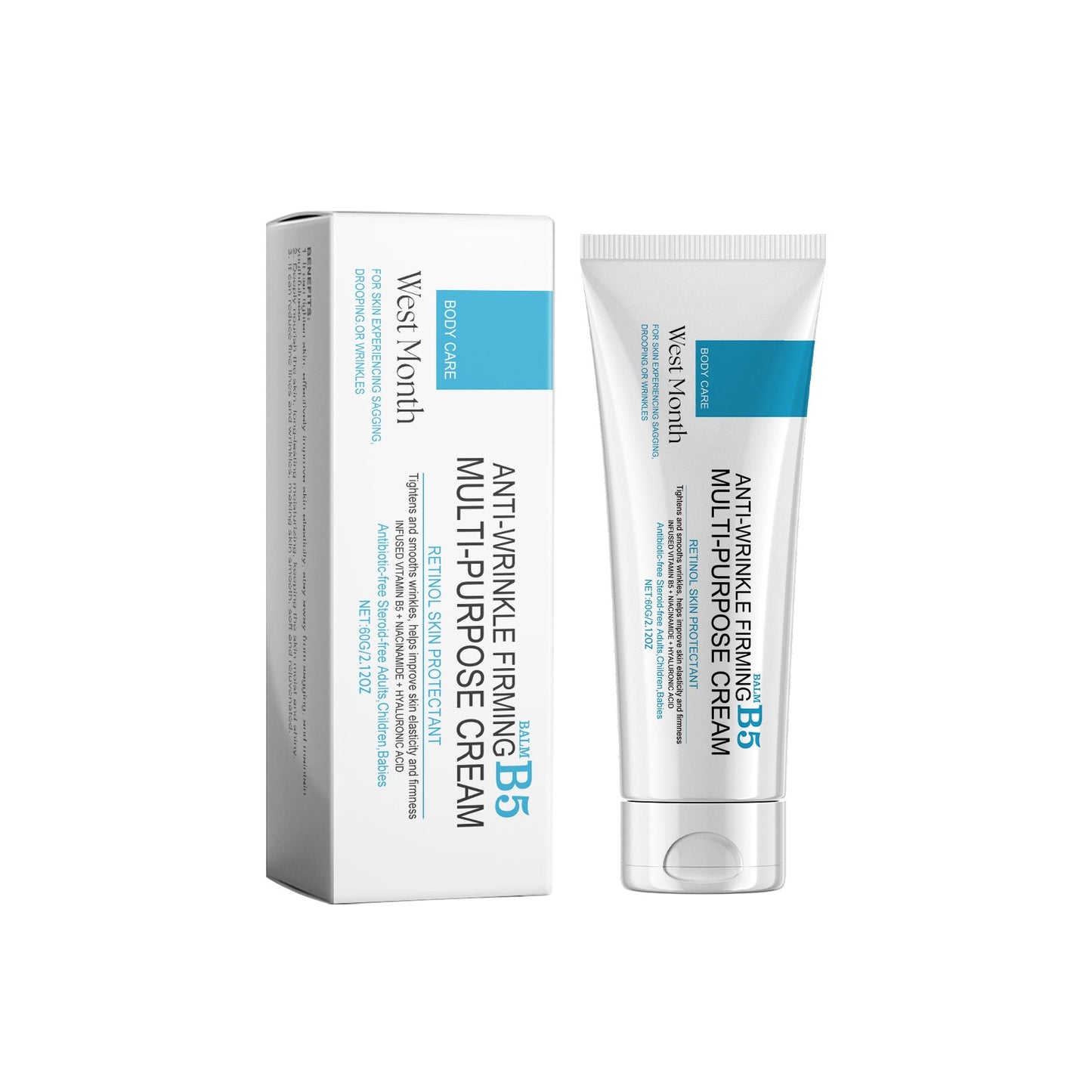 WEST MONTH B5 Body Butter Anti Wrinkle And Firming Cream For Moisturizing, Lifting, Firming, And Fading Fine Lines