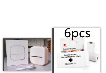 Portable Mini Thermal Label Printer Home Photo Printer Student Wrong Question Printer Bluetooth-compatible Mini Label Printer Price Tag - EBS PLATFORM INC.