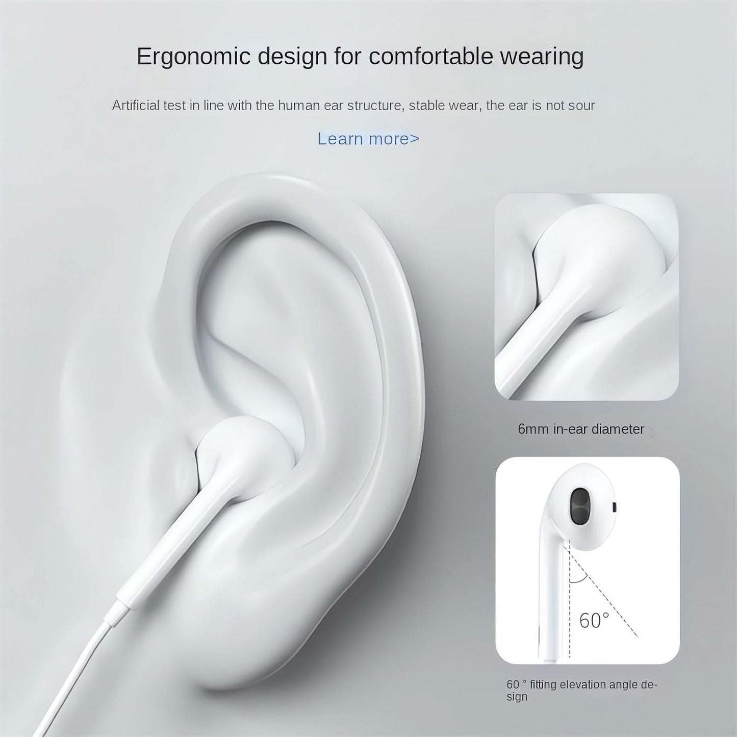 Lightning In-ear Headphones For IPhone14,13,12,11,7,8 Plus, XS, With Lightning Connector, IPhone Wired Earbuds, Built-in Remote Control To Control Music, Calls, And Volume