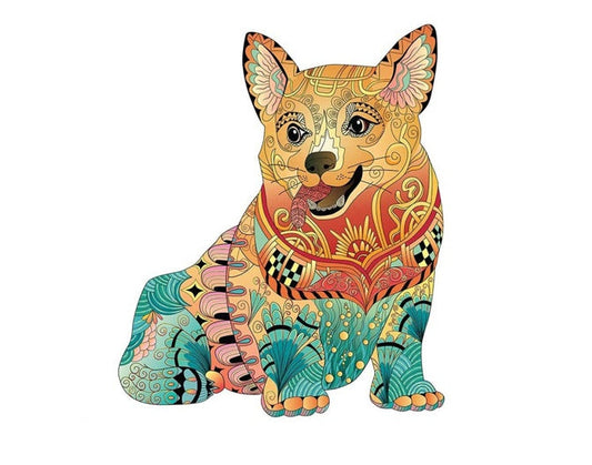 Each Piece Is Animal Shaped Christmas Gift Colorful Elephant Turtle Wooden Jigsaw Puzzles - EBS PLATFORM INC.