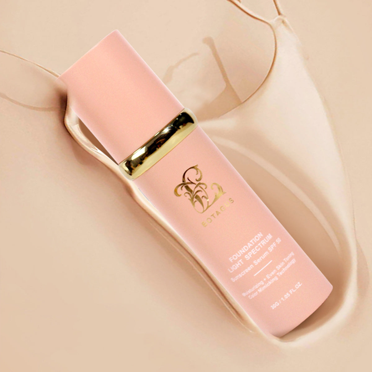 BOTAGUS Foundation 4 In 1-Light Spectrum,Protecting From Sun With SPF 50,For Gym, Sports, Dancing Concealer Coverage Flawless
