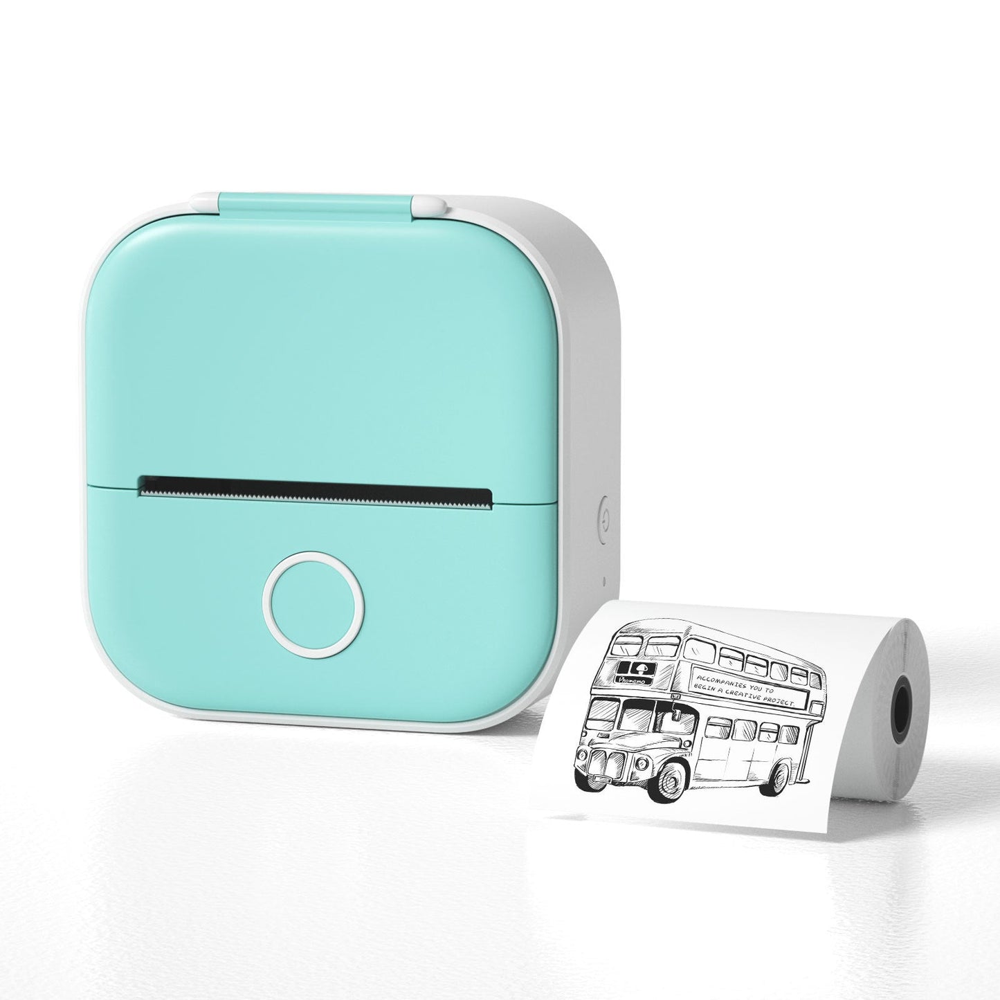 Portable Mini Thermal Label Printer Home Photo Printer Student Wrong Question Printer Bluetooth-compatible Mini Label Printer Price Tag - EBS PLATFORM INC.