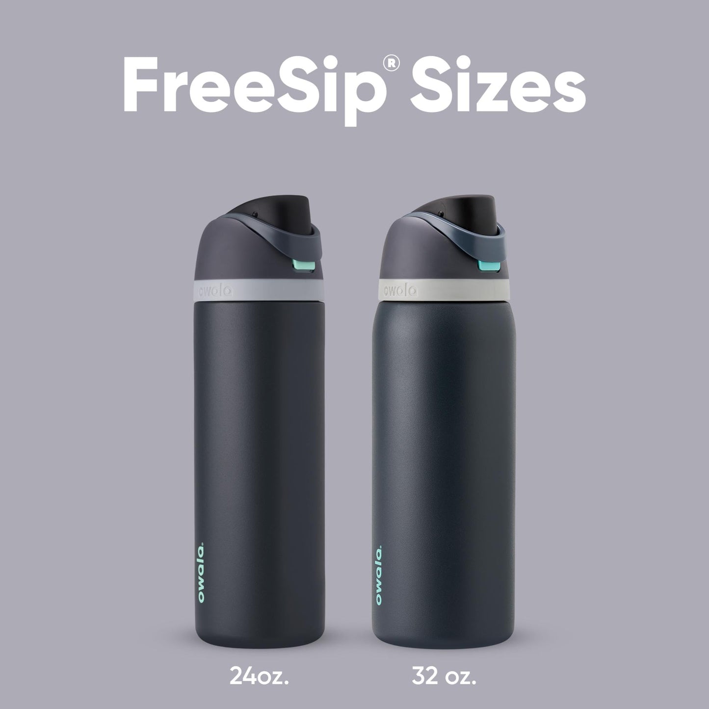 Owala FreeSip Insulated Stainless Steel Water Bottle with Straw, BPA-Free Sports Water Bottle, Great for Travel, 24 Oz, Denim - EBS PLATFORM INC.