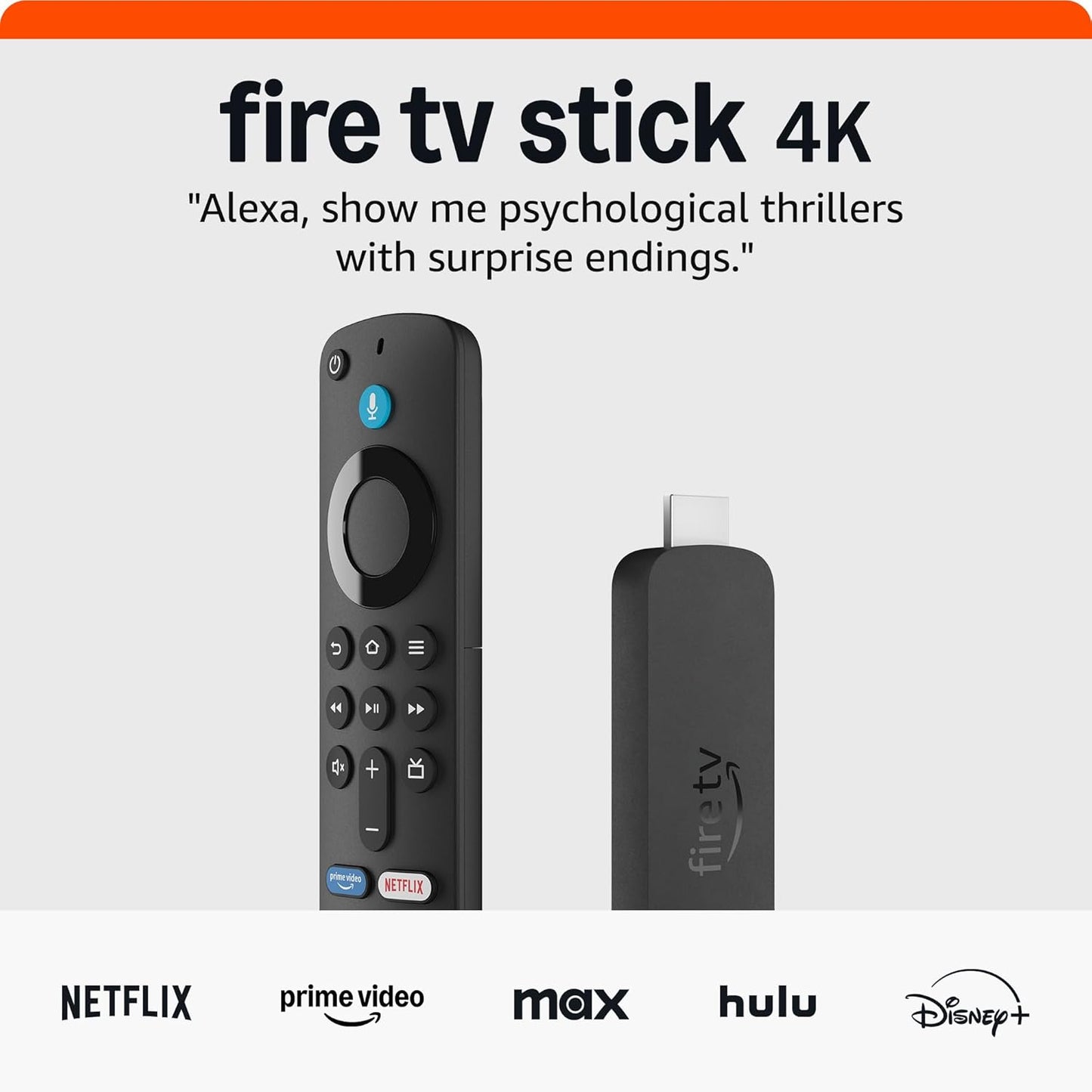 Amazon Fire TV Stick 4K Plus (newest model) with AI-powered Fire TV Search, Wi-Fi 6, stream hundreds of thousands of movies and shows, free & live TV, find shows faster with Alexa+