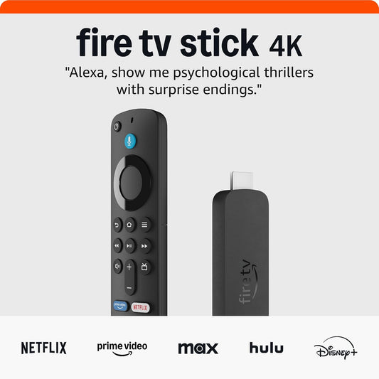 Amazon Fire TV Stick 4K Plus (newest model) with AI-powered Fire TV Search, Wi-Fi 6, stream hundreds of thousands of movies and shows, free & live TV, find shows faster with Alexa+
