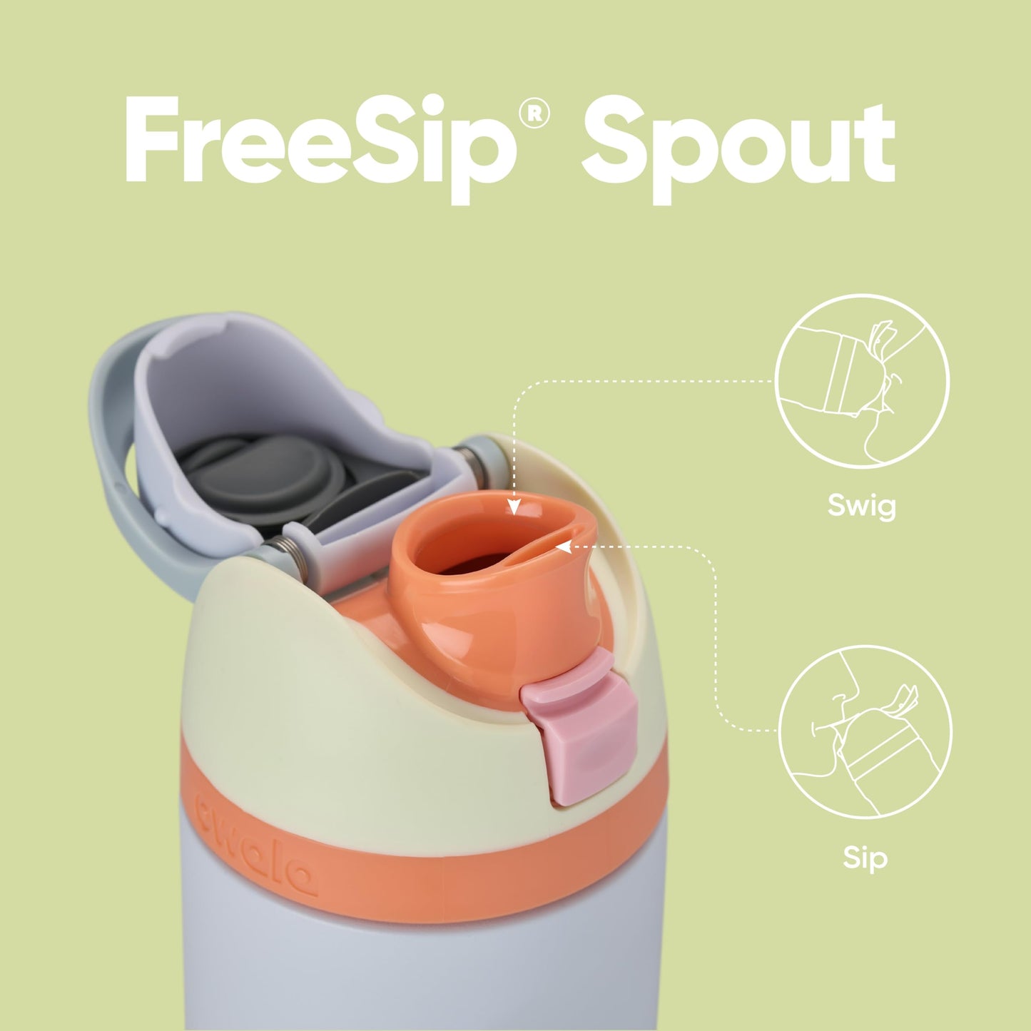 Owala FreeSip Insulated Stainless Steel Water Bottle with Straw, BPA-Free Sports Water Bottle, Great for Travel, 24 Oz, Denim - EBS PLATFORM INC.
