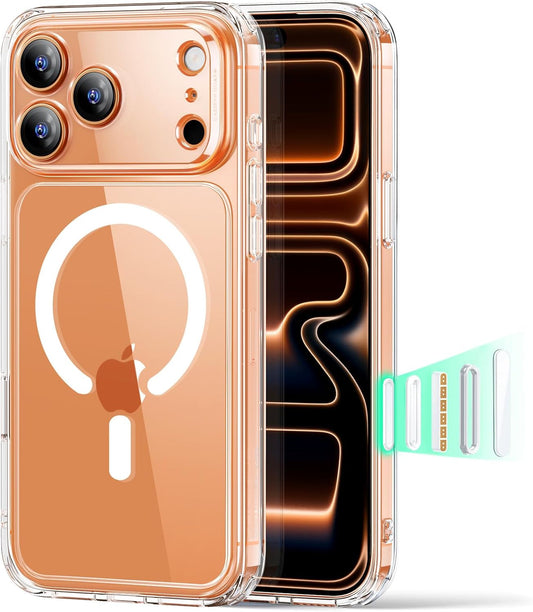 ESR iPhone 17 Pro Max Clear Case: MagSafe, Camera Control, Military-Grade Protection
