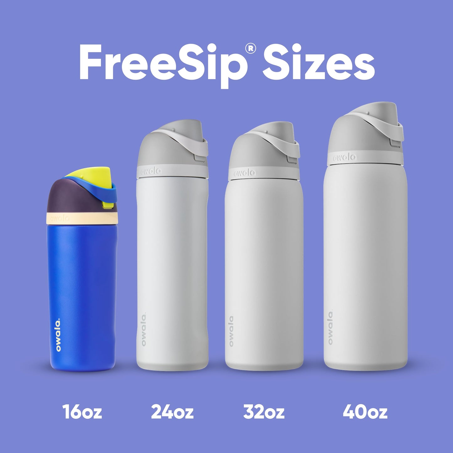 Owala FreeSip Insulated Stainless Steel Water Bottle with Straw, BPA-Free Sports Water Bottle, Great for Travel, 24 Oz, Denim - EBS PLATFORM INC.