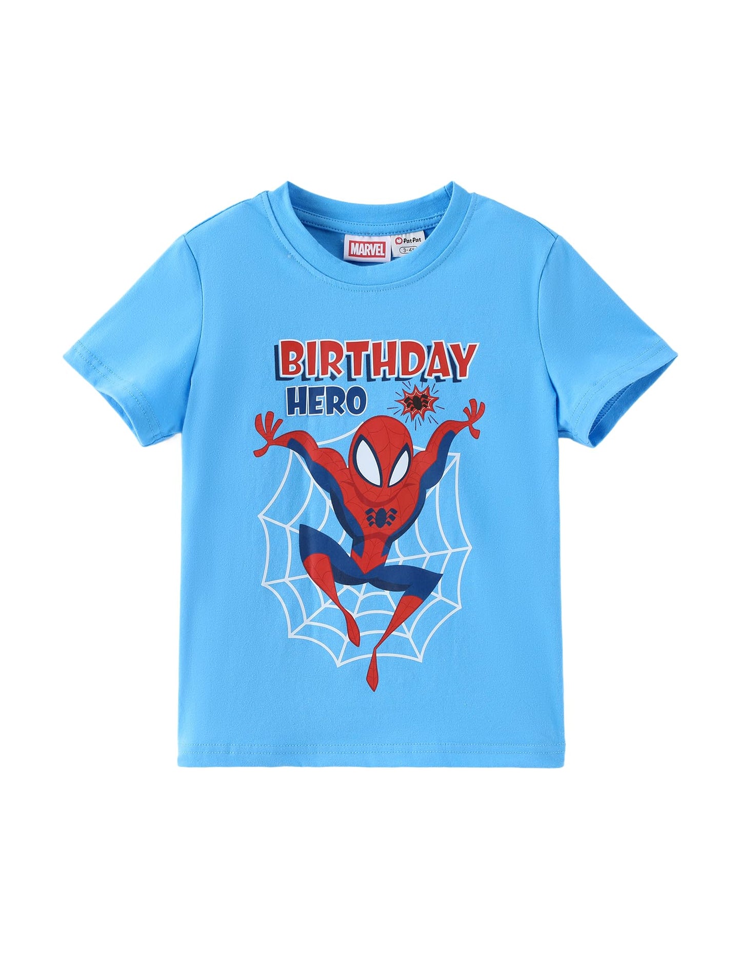 Disney Marvel Birthday Shirt for Boys and Girls 2-9 Years | Cotton Toddler Short Sleeve Graphic Tee | Kids Summer Clothes