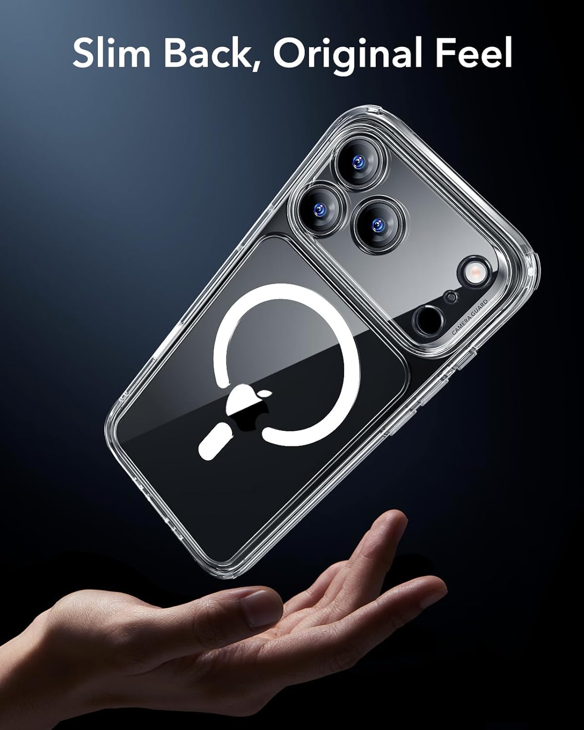 ESR iPhone 17 Pro Max Clear Case: MagSafe, Camera Control, Military-Grade Protection