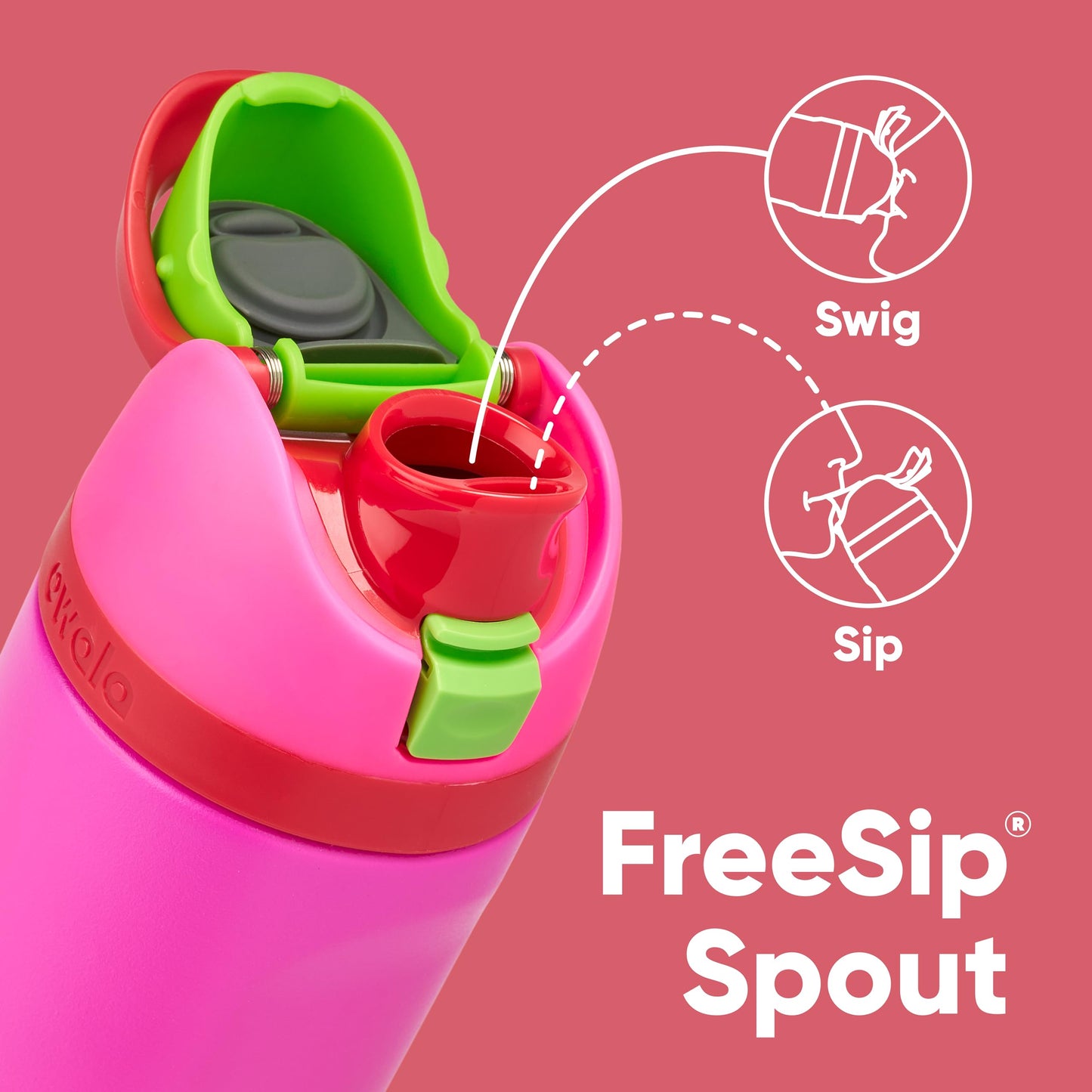 Owala FreeSip Insulated Stainless Steel Water Bottle with Straw, BPA-Free Sports Water Bottle, Great for Travel, 24 Oz, Denim - EBS PLATFORM INC.