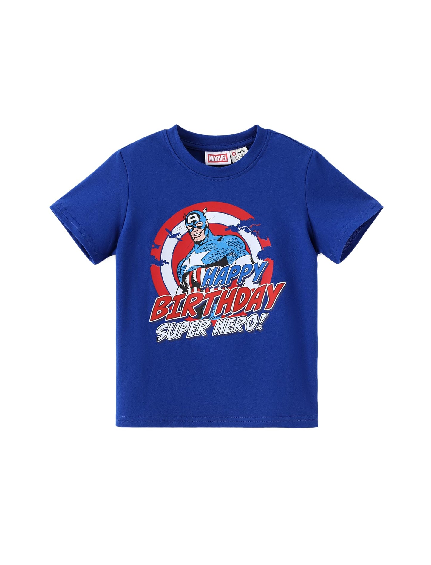 Disney Marvel Birthday Shirt for Boys and Girls 2-9 Years | Cotton Toddler Short Sleeve Graphic Tee | Kids Summer Clothes