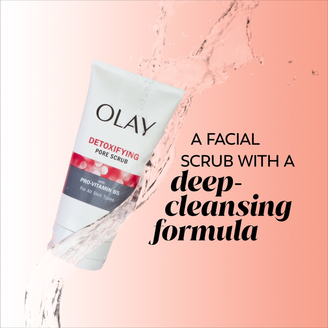 Olay Regenerist Detoxifying Face Wash Pore Scrub, 5.0 fl oz