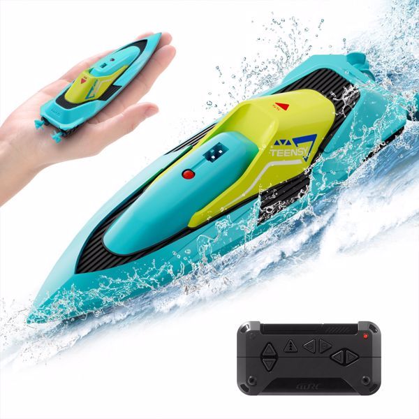 4DRC S5 Blue Green Remote Controlled Ship, Logistics Randomly Sent By UPS, USPS, FEDEX, Banned Platform Temu - EBS PLATFORM INC.