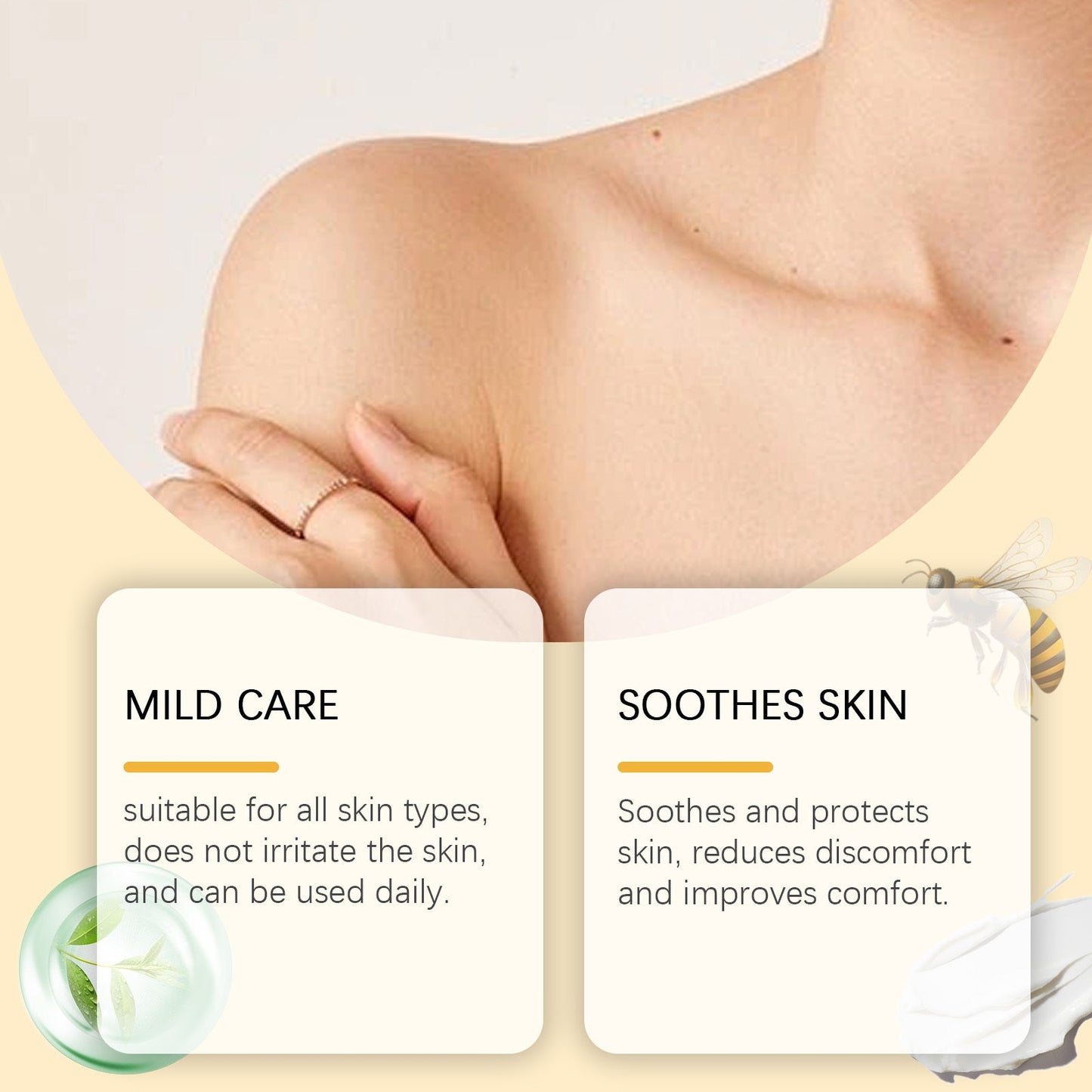 Bee Venom Cream Gently Cleanses And Repairs The Skin, Leaving It Smooth And Moisturized