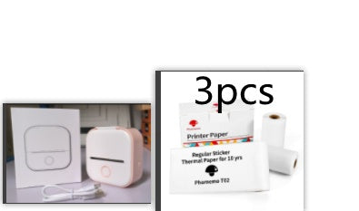 Portable Mini Thermal Label Printer Home Photo Printer Student Wrong Question Printer Bluetooth-compatible Mini Label Printer Price Tag - EBS PLATFORM INC.